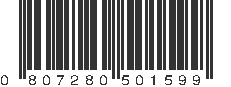 UPC 807280501599