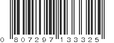 UPC 807297133325