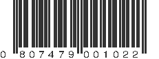 UPC 807479001022