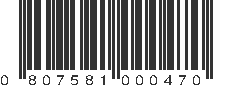 UPC 807581000470