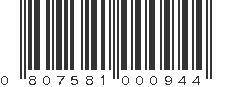 UPC 807581000944