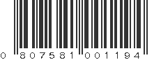 UPC 807581001194