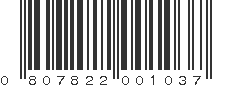 UPC 807822001037