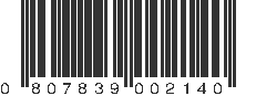 UPC 807839002140