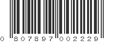 UPC 807897002229