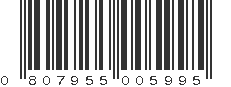 UPC 807955005995