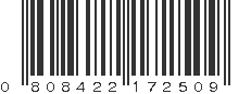 UPC 808422172509