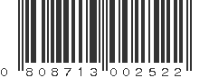 UPC 808713002522