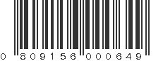 UPC 809156000649