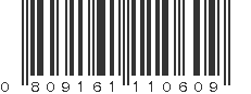 UPC 809161110609