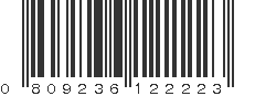 UPC 809236122223