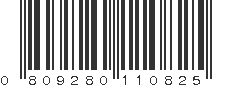 UPC 809280110825