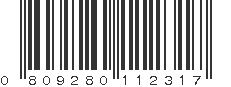 UPC 809280112317