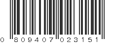 UPC 809407023151