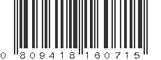 UPC 809418160715