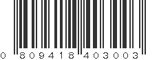 UPC 809418403003