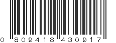 UPC 809418430917