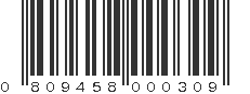 UPC 809458000309