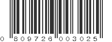 UPC 809726003025