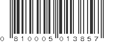 UPC 810005013857