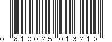 UPC 810025016210