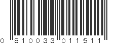 UPC 810033011511