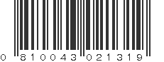 UPC 810043021319