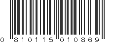 UPC 810115010869