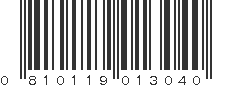 UPC 810119013040