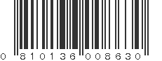 UPC 810136008630