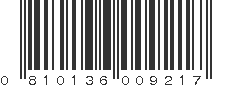 UPC 810136009217