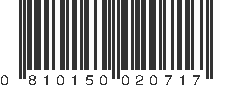 UPC 810150020717