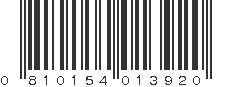 UPC 810154013920