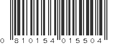 UPC 810154015504