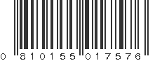 UPC 810155017576