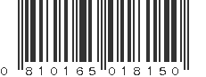UPC 810165018150