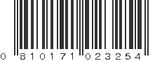 UPC 810171023254