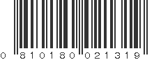 UPC 810180021319