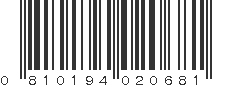 UPC 810194020681