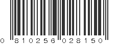 UPC 810256028150