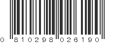 UPC 810298026190