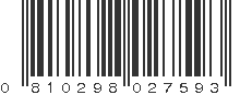 UPC 810298027593