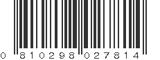 UPC 810298027814