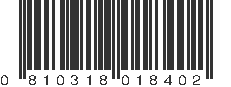 UPC 810318018402