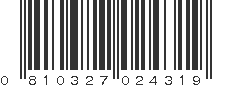 UPC 810327024319