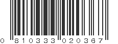 UPC 810333020367