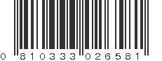 UPC 810333026581