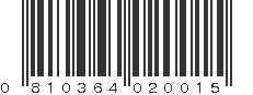 UPC 810364020015