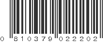 UPC 810379022202