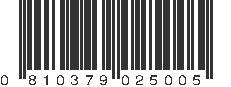 UPC 810379025005